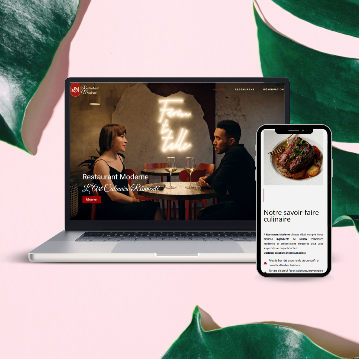 Site Vitrine 3 pages